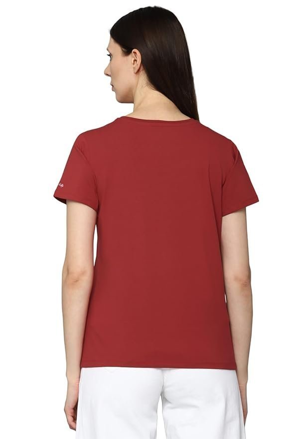 AS Women's 100% Polyester Regular Fit T-Shirt - Image 4