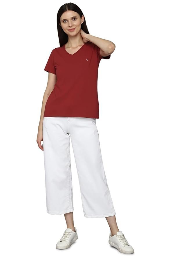 AS Women's 100% Polyester Regular Fit T-Shirt - Image 2