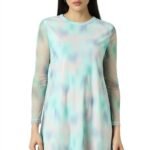 Vah Women's Polyester Modern Mid-Thigh Length Dress