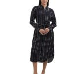 Women's Rayon Blend Shirt Knee-Length Casual Dress