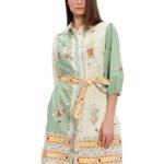 VM Women's Cotton A-Line Mini Dress