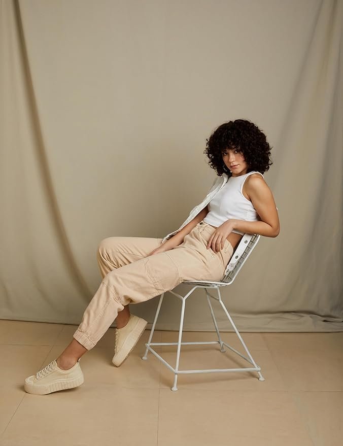 Women's Denim Joggers | Ankle Length - Image 4